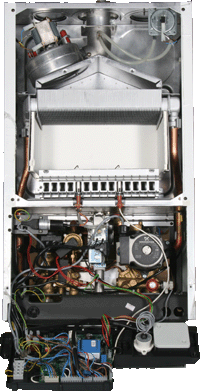 baxi combi instant 105e combustion chamber and lower case open.gif